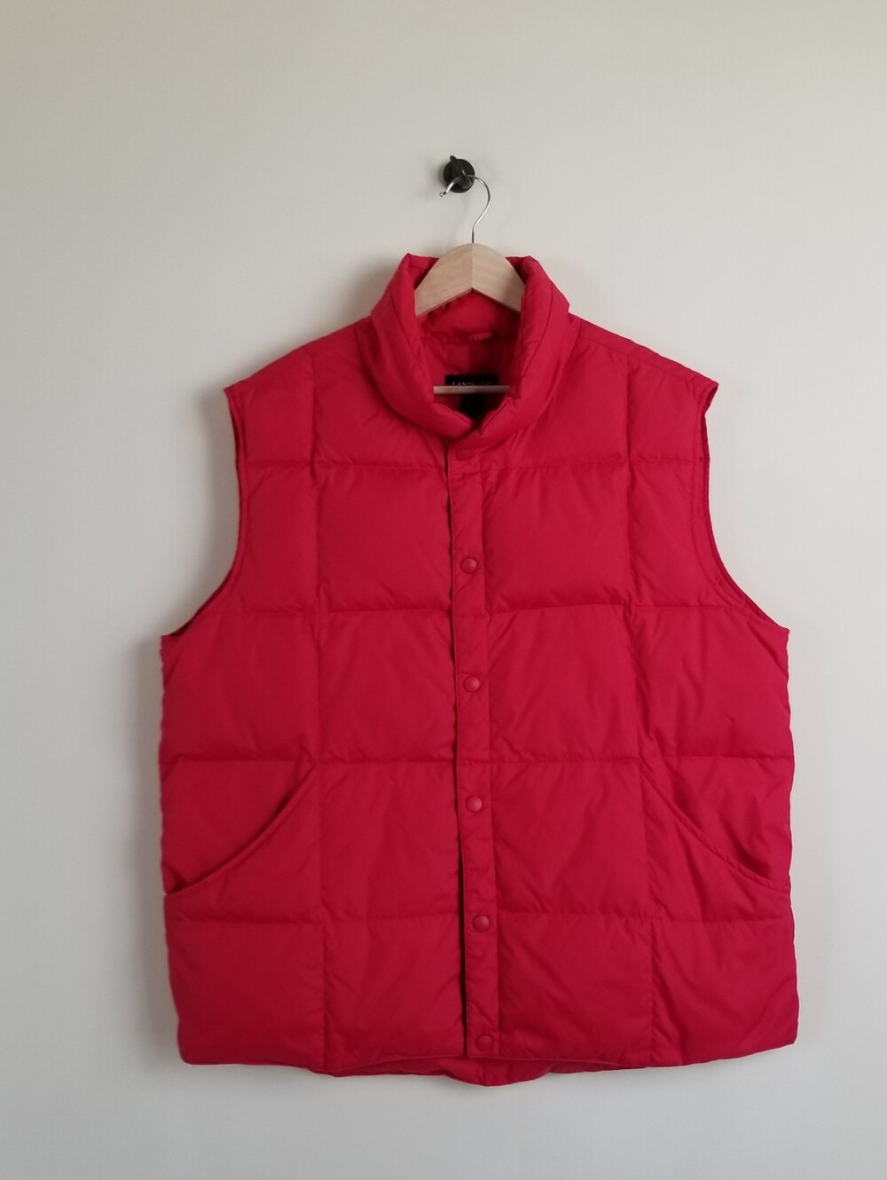 Lands' End Down Puffer Vest Size Large